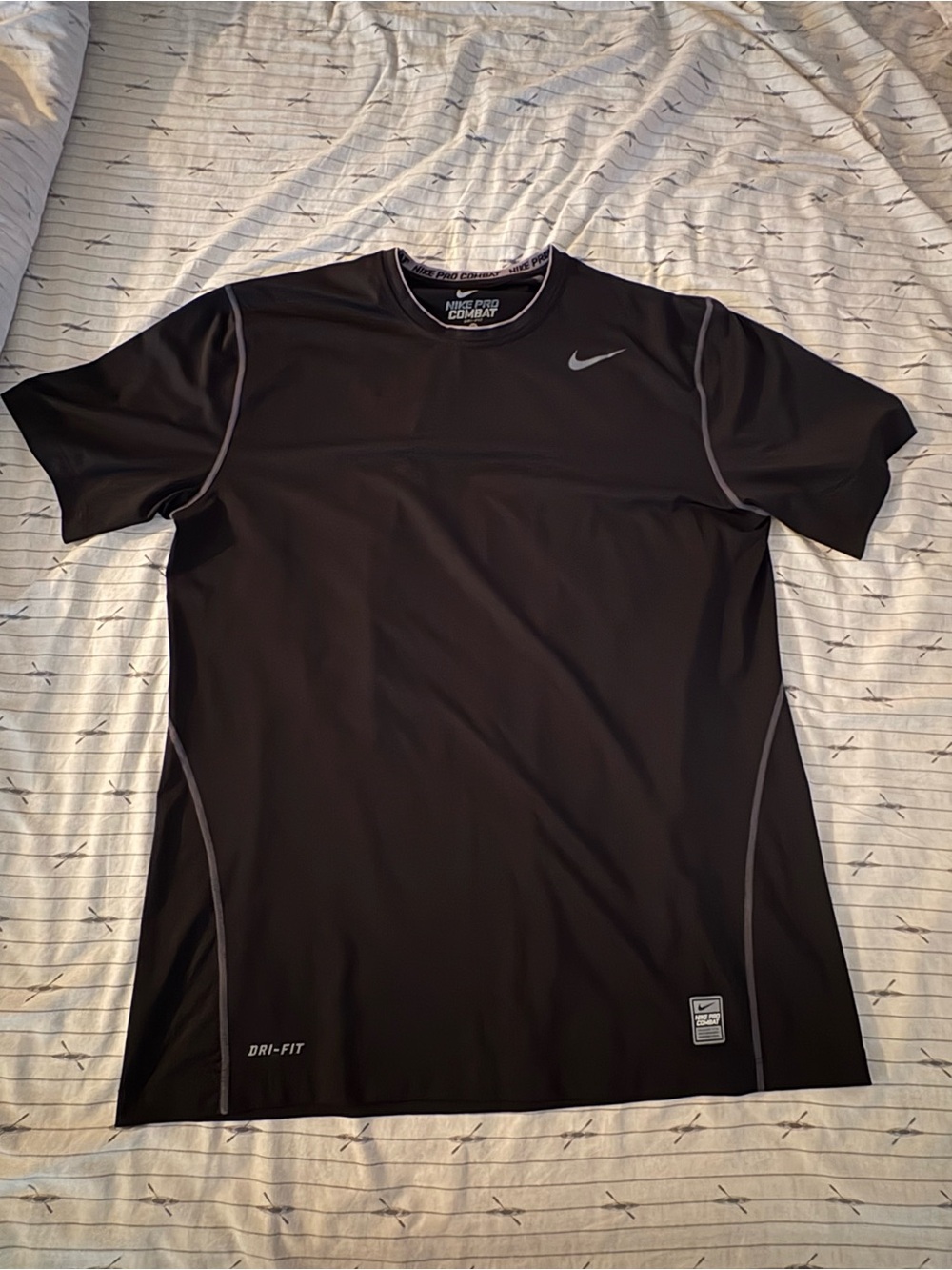 Nike Black Dri-FIT Short-Sleeve Athletic Tee